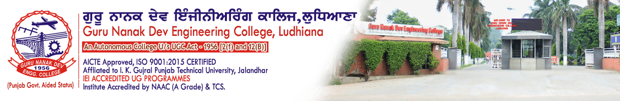 Guru Nanak Dev Engineering College (GNDEC), Ludhiana - Logo