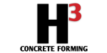 H3 Concrete - Logo