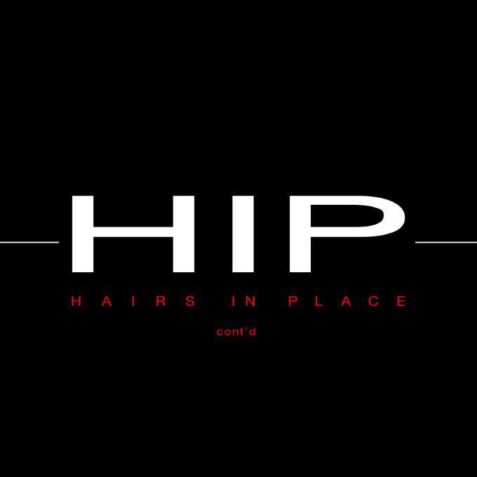 Hairs In Place (H.I.P.) - Logo