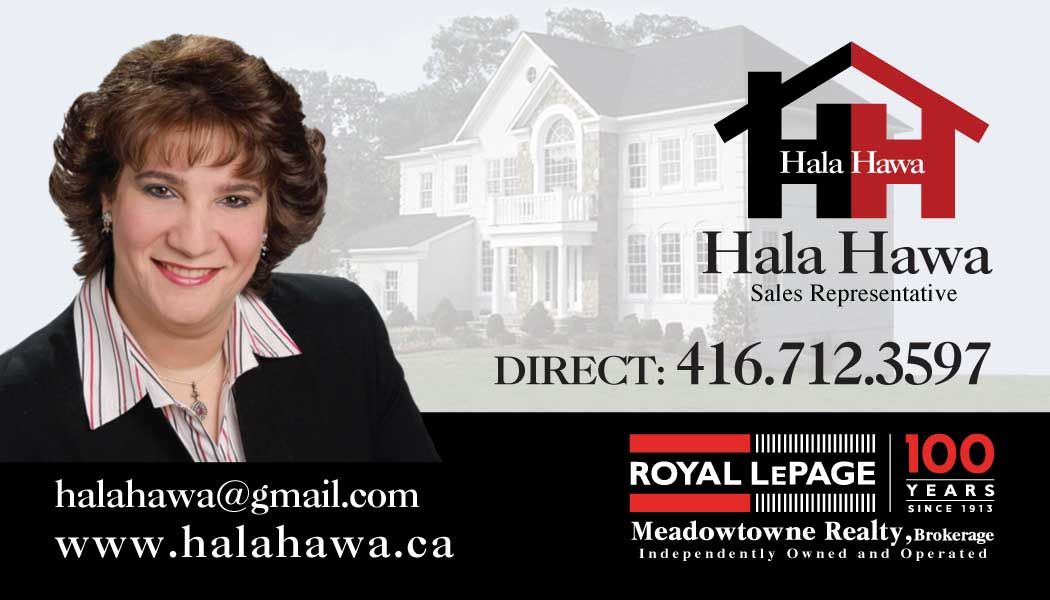 Hala Hawa, Sales Representative of Royal LePage Meadowt - Cover photo