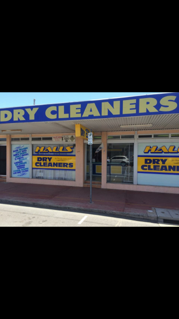 Halls Dry Cleaners - Logo