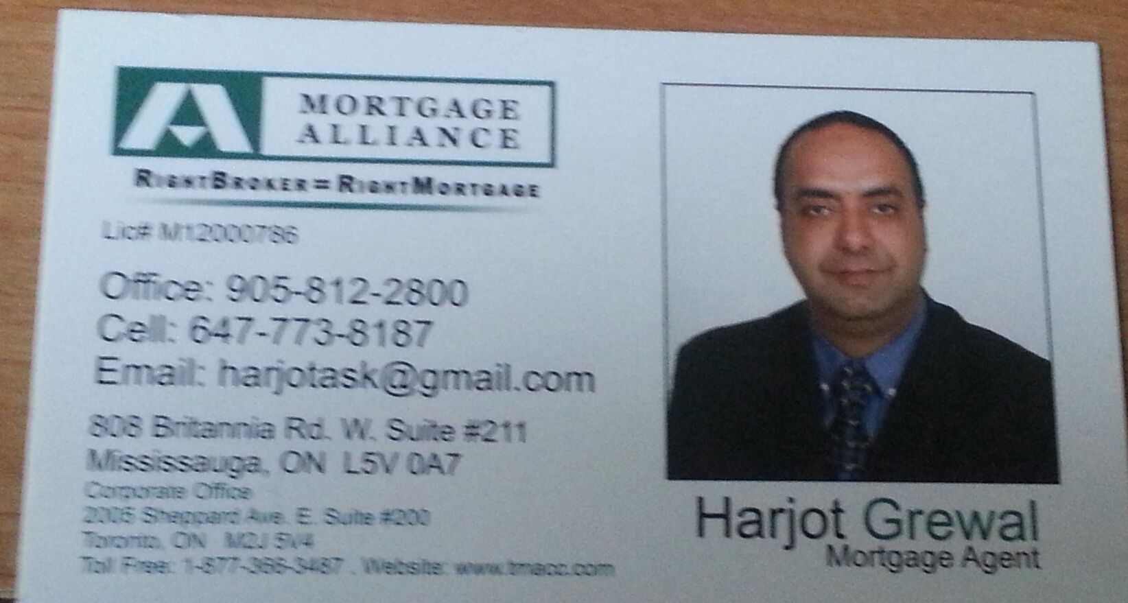 Harjot Grewal, Mortgage Agent - Logo