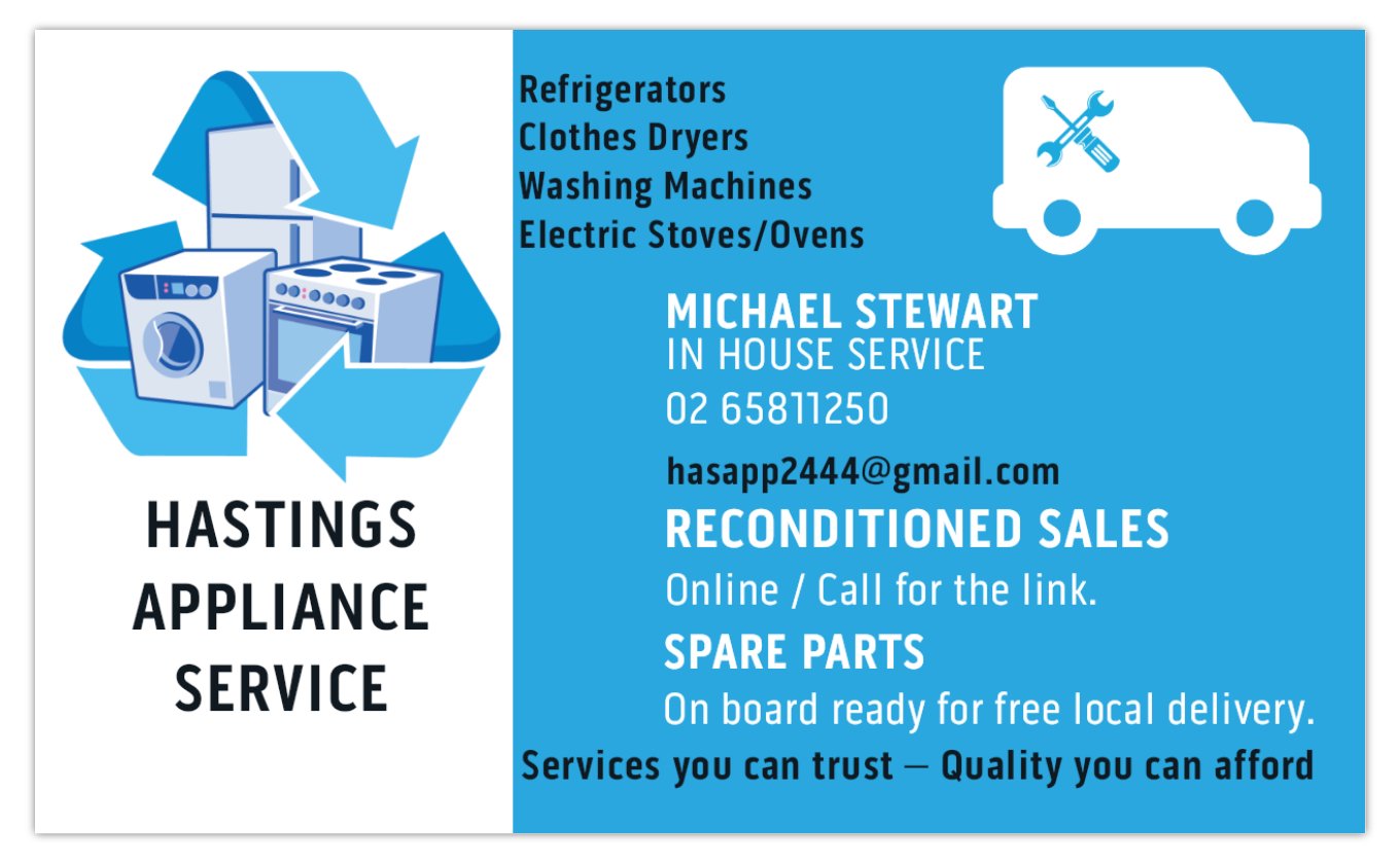 Hastings Appliance Service - Logo