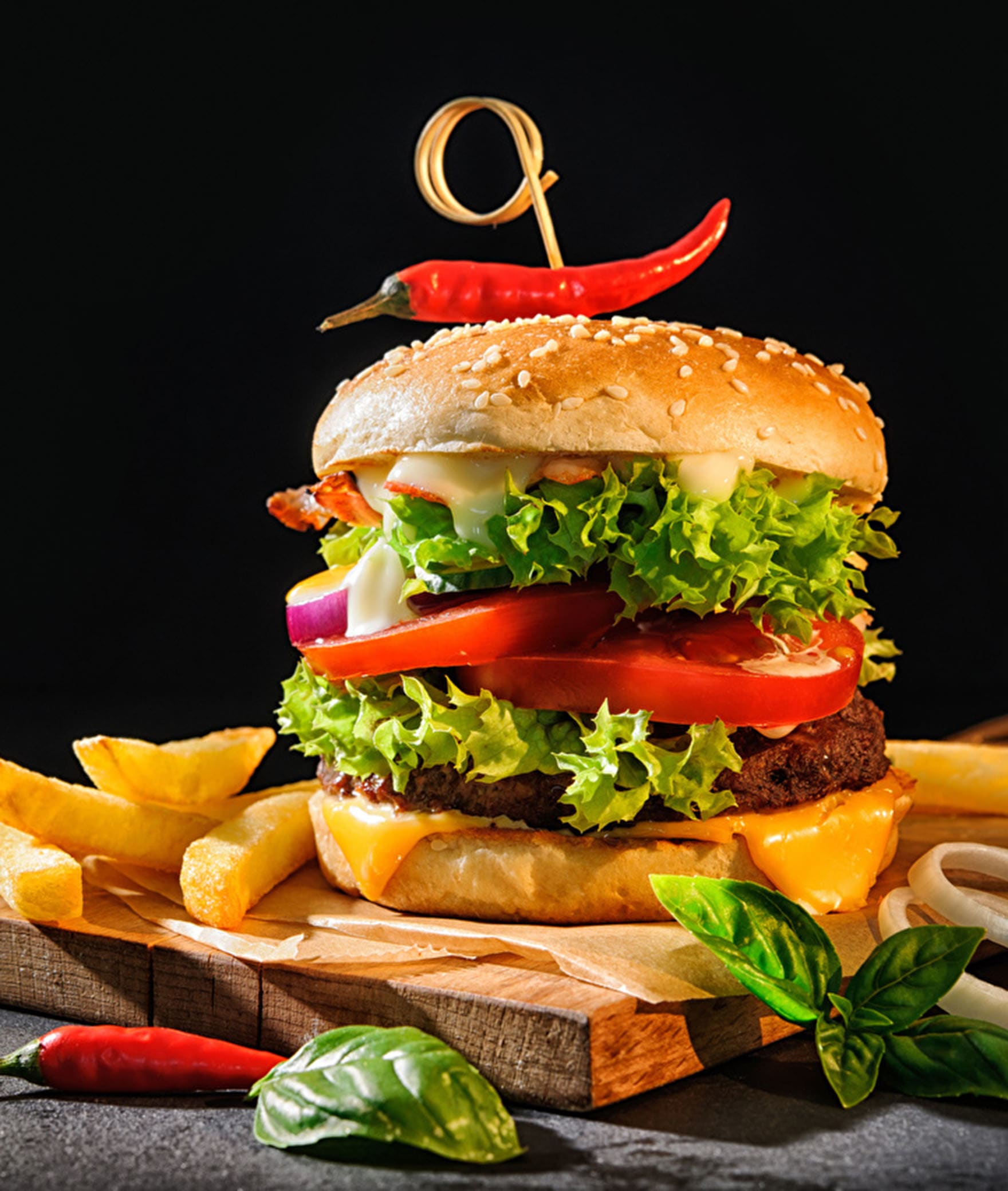 Head Over Fries - Logo