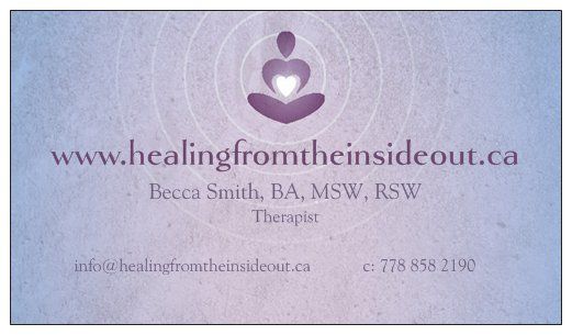 Healing From The Inside Out Counselling Services - Becc - Cover photo