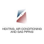Heating, Air Conditioning and Gas Piping - Logo