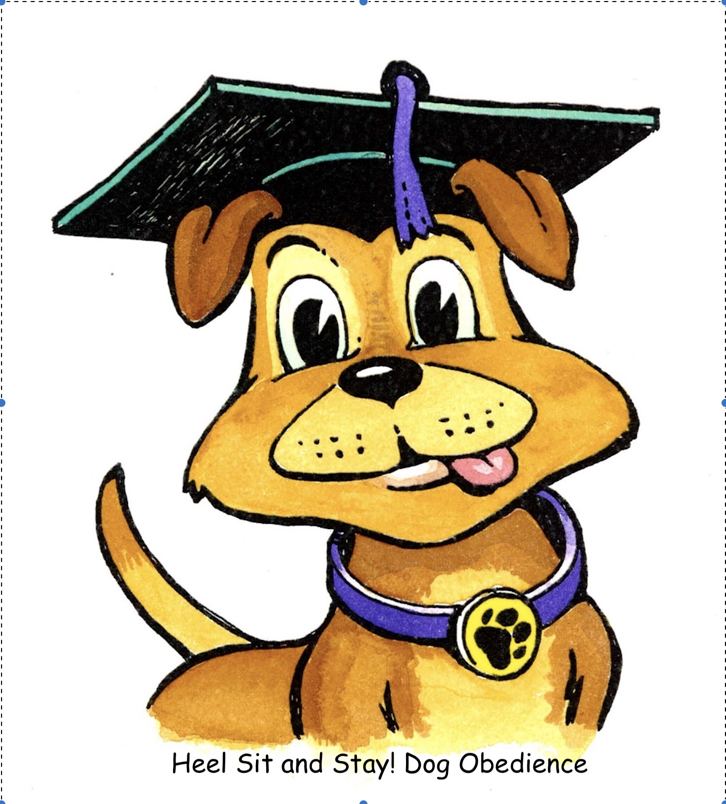 Heel Sit & Stay! Dog Obedience - Logo