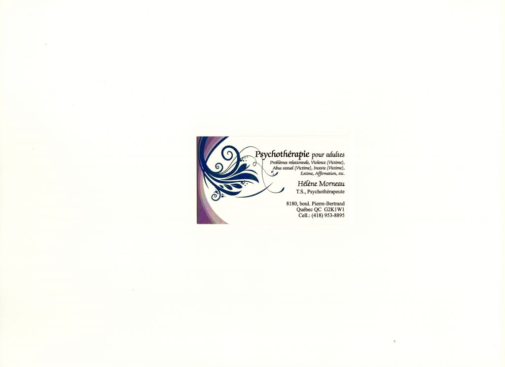 Hélène Morneau T.S. et Psychotherapeute - Logo