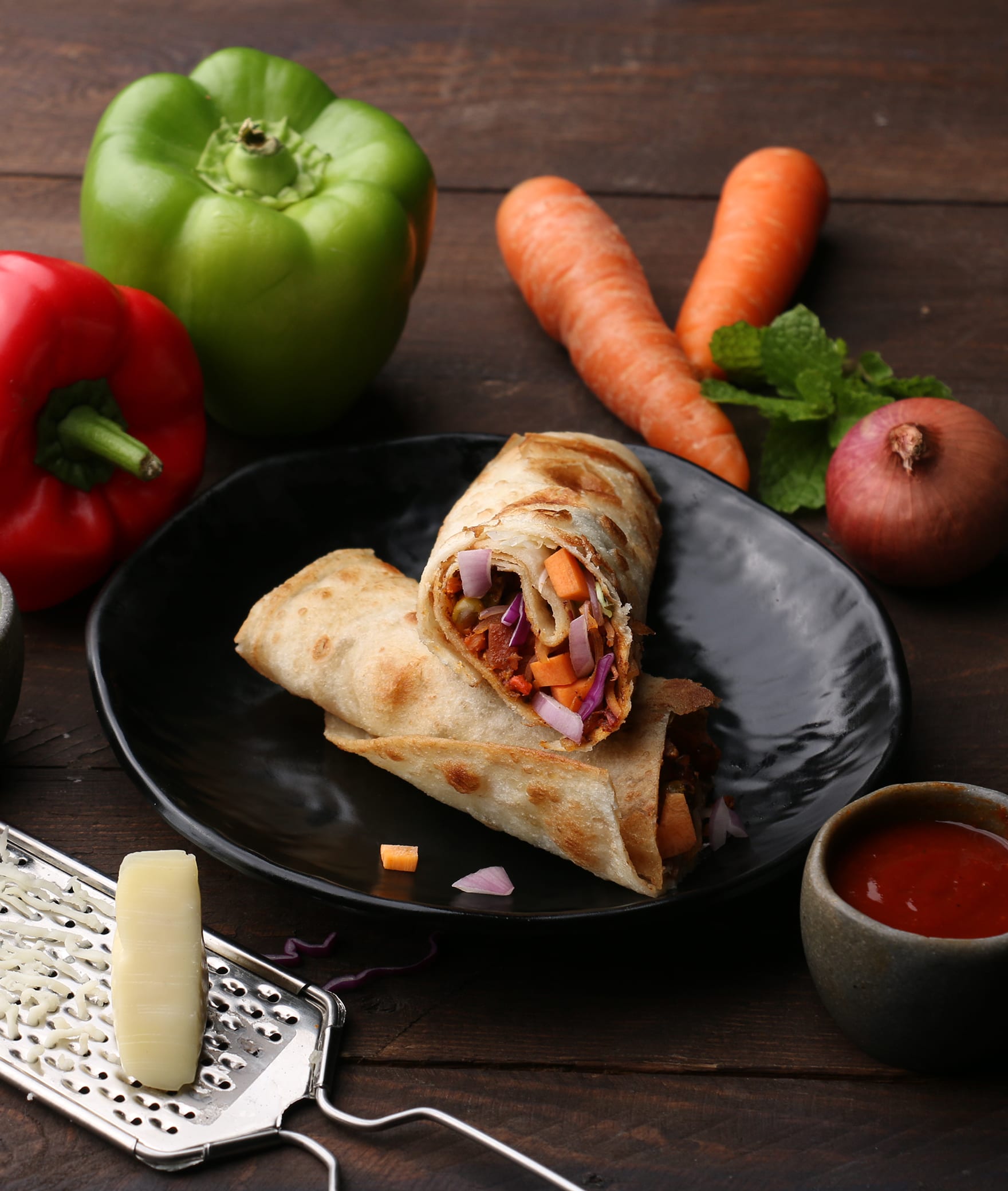 Hokart - Kolkata king katti roll wala - Logo