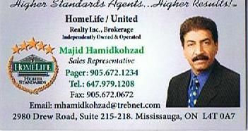 Homelife Real Estate Canada - Majid Hamidkohzad - Logo