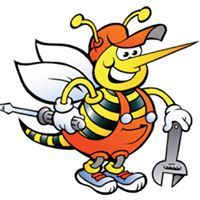 Honeybee Heating; M Burner Services - Logo