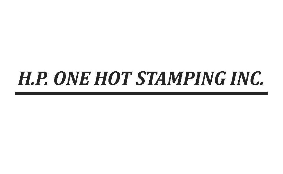 H.P ONE HOTSTAMPING INC. - Logo