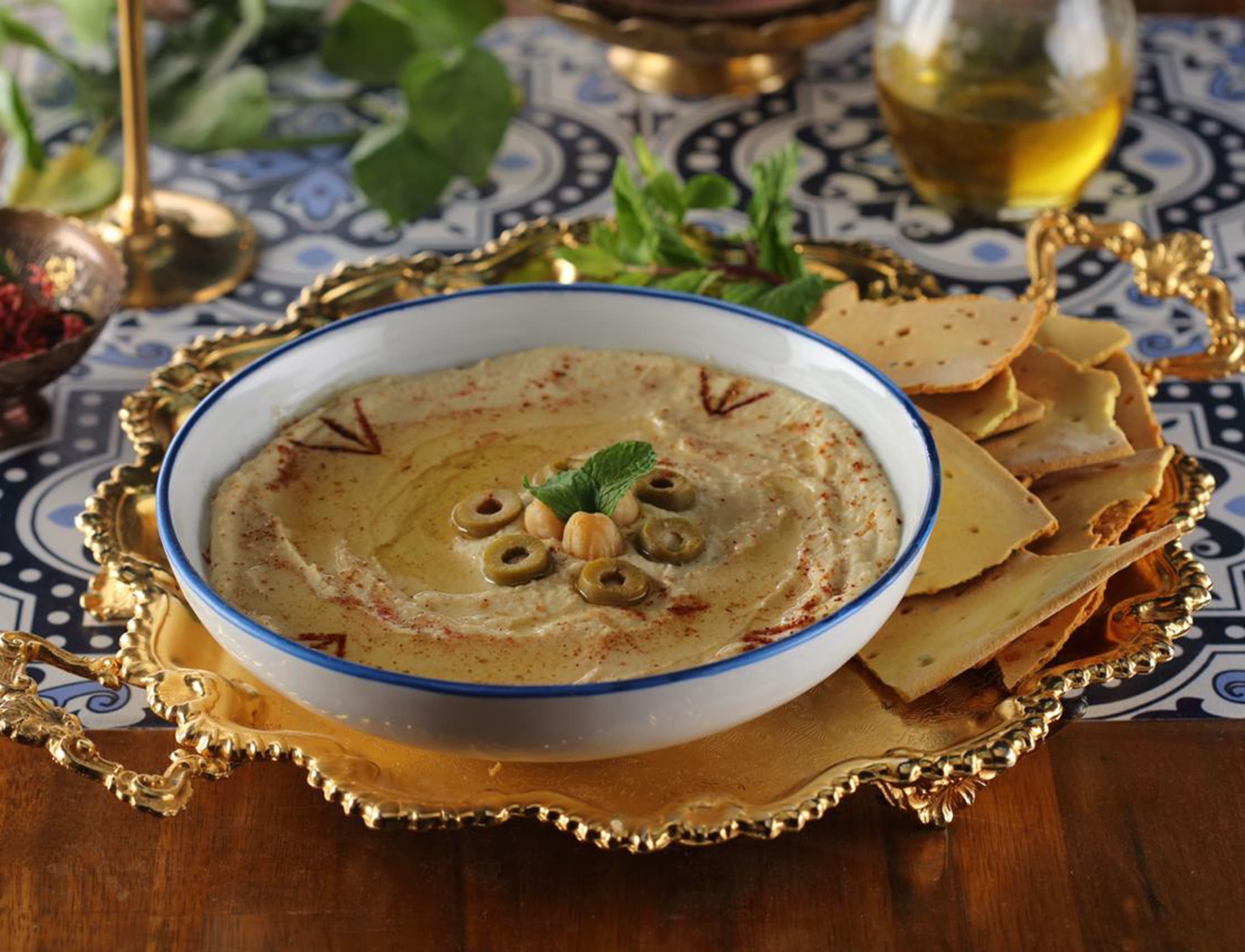 Hummus And Chips - Logo
