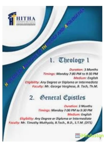 Hyderabad Institute of Theology and Apologetics - HITHA - Logo