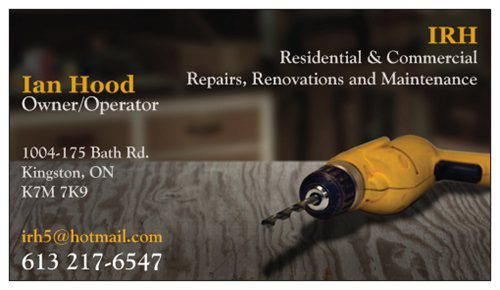 Ian Robert Hood Maintenance &a; Renovation - Logo