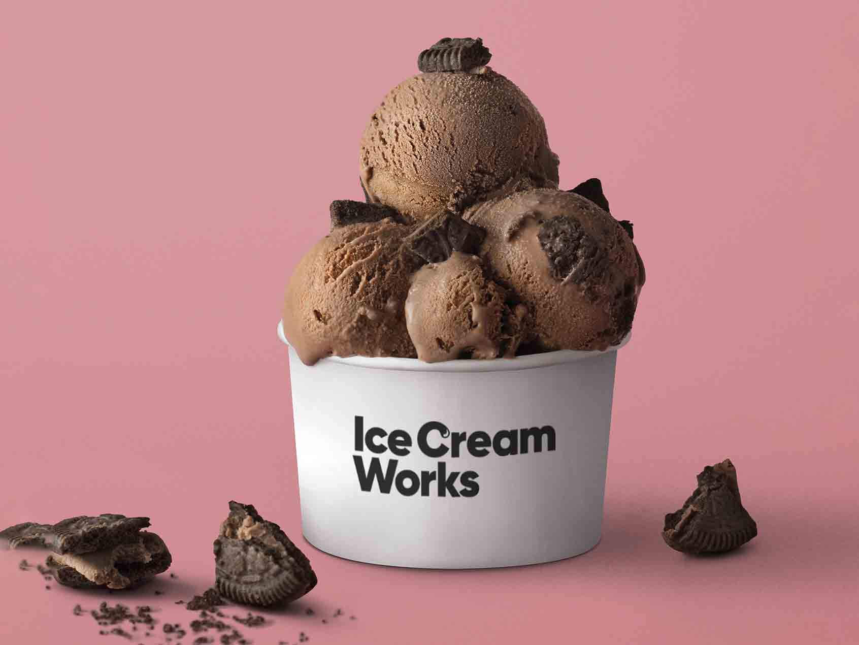 Ice Cream Works - Logo