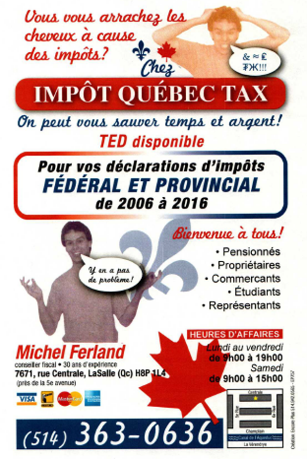 Impot Quebec Taxe - Logo