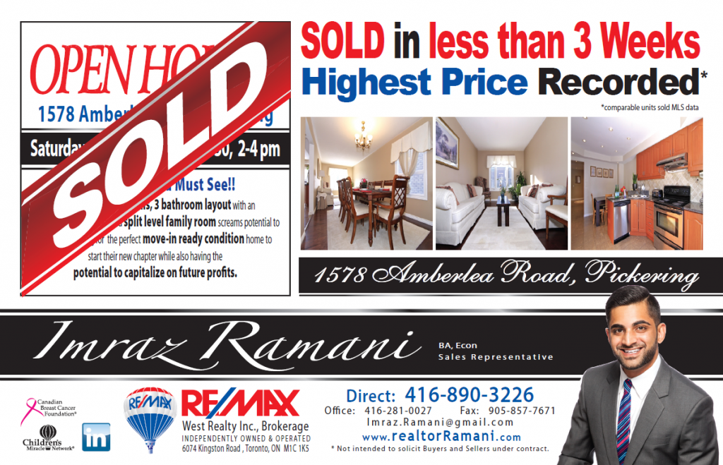 Imraz Ramani - RE/MAX West Realty Inc, Brokerage - Cover photo