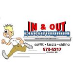 In &a; Out Eavestroughing - Logo