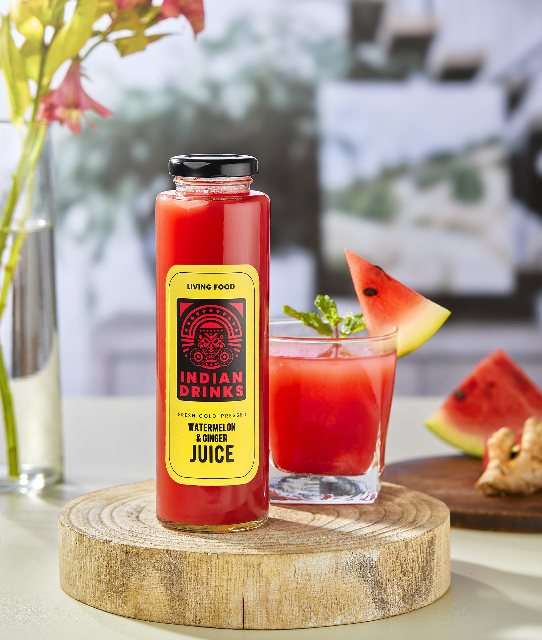 Indian Drinks by Living Food - Logo