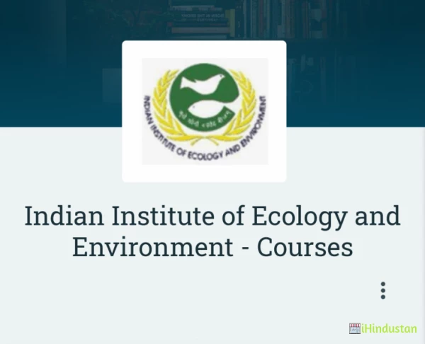 Indian Institute of Ecology and Environment - Courses - Logo