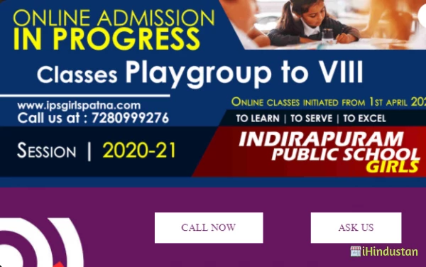 Indirapuram Public School Girls - Logo