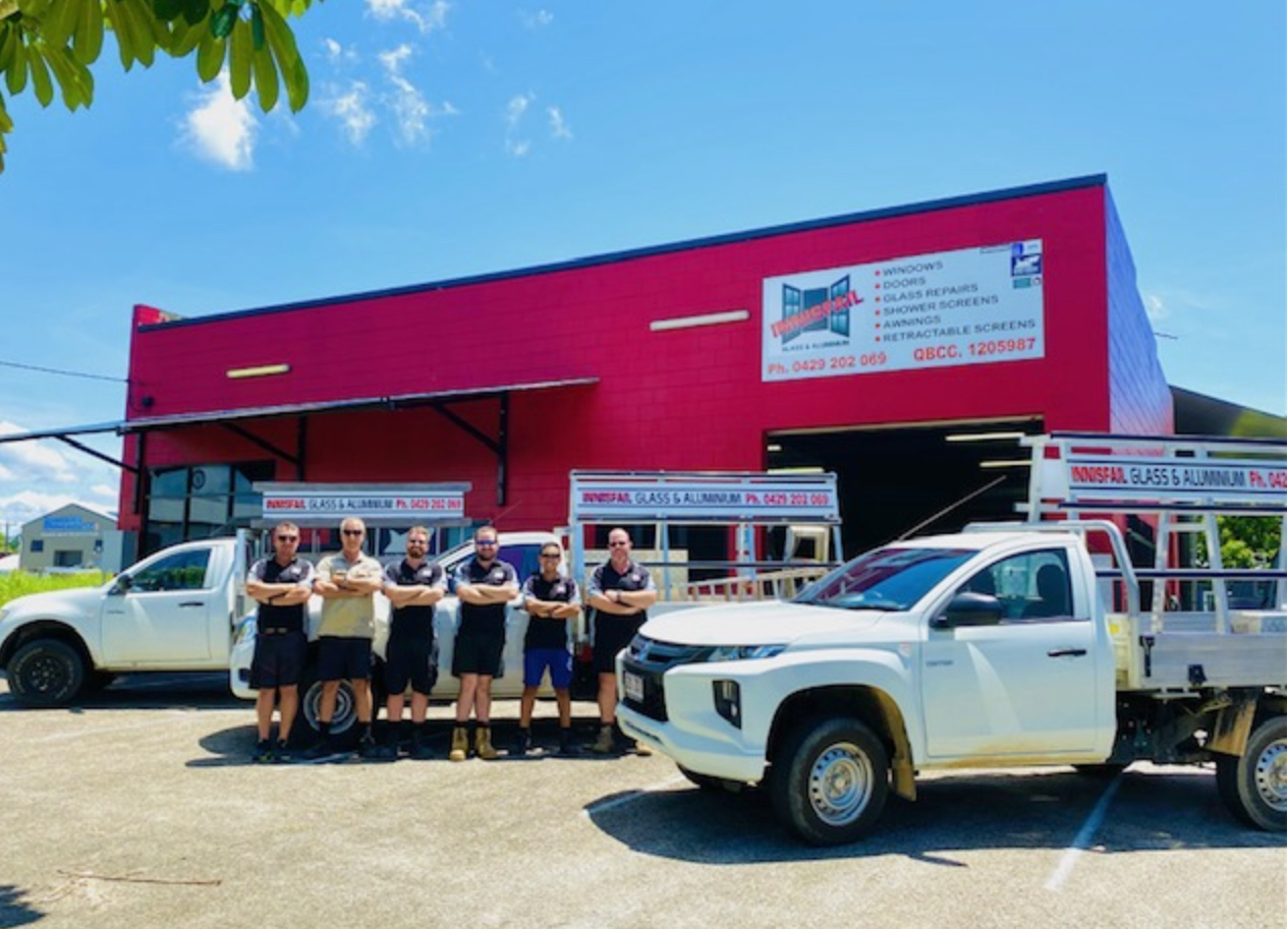 Innisfail Glass & Aluminium - Logo
