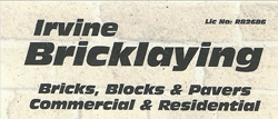 Irvine Bricklaying - Logo
