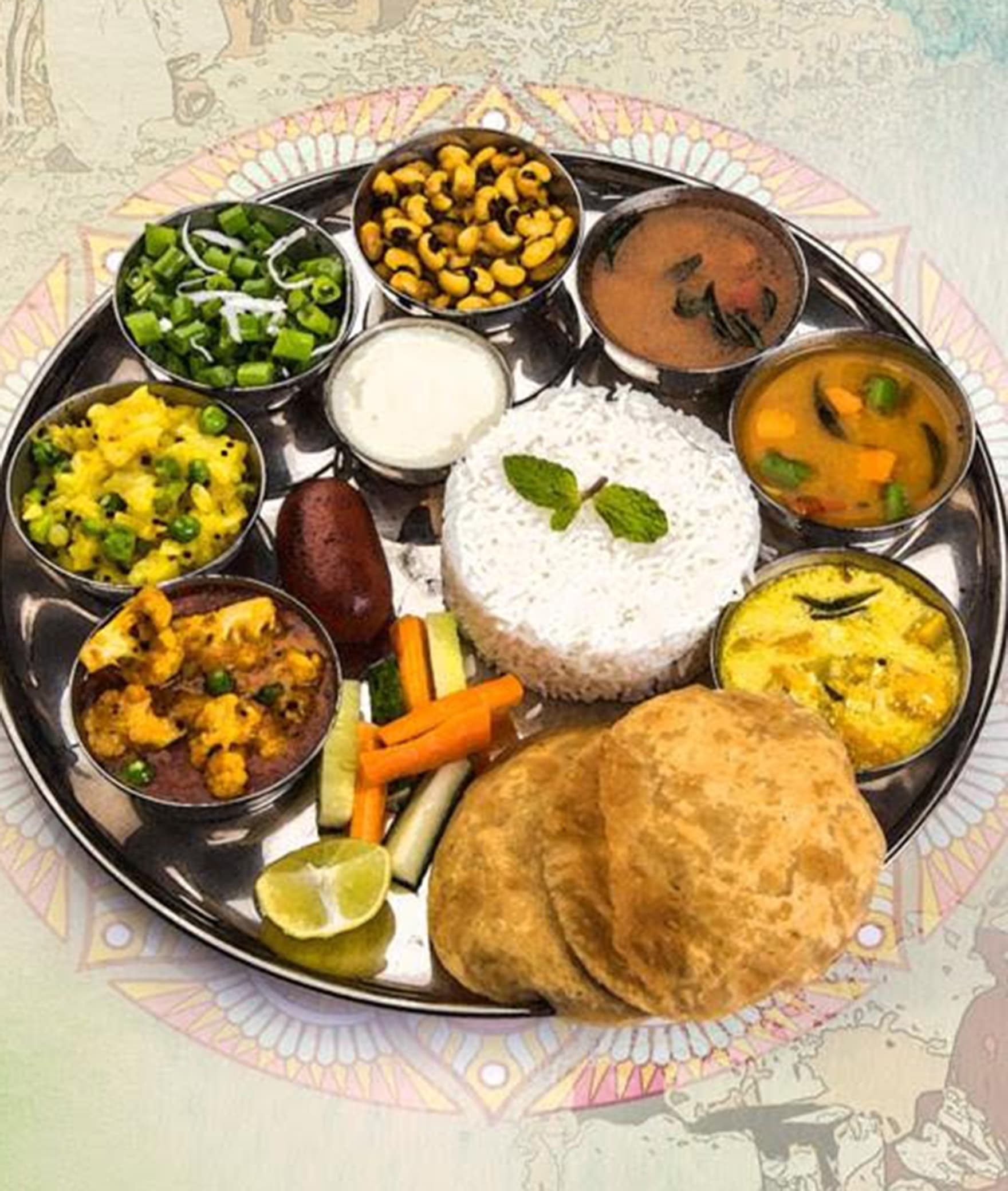 Jay Ambe Kathiyawadi Dhaba Restaurant - Logo
