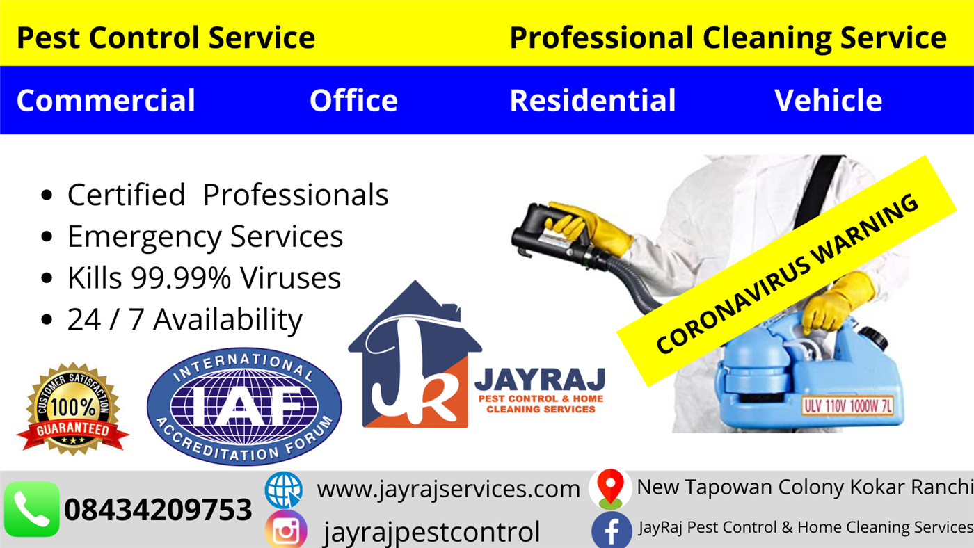 Jayraj Pest Control And Home Cleaning Services - Cover photo