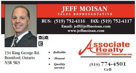 Jeff Moisan - Associate Realty Brantford Inc. - Logo