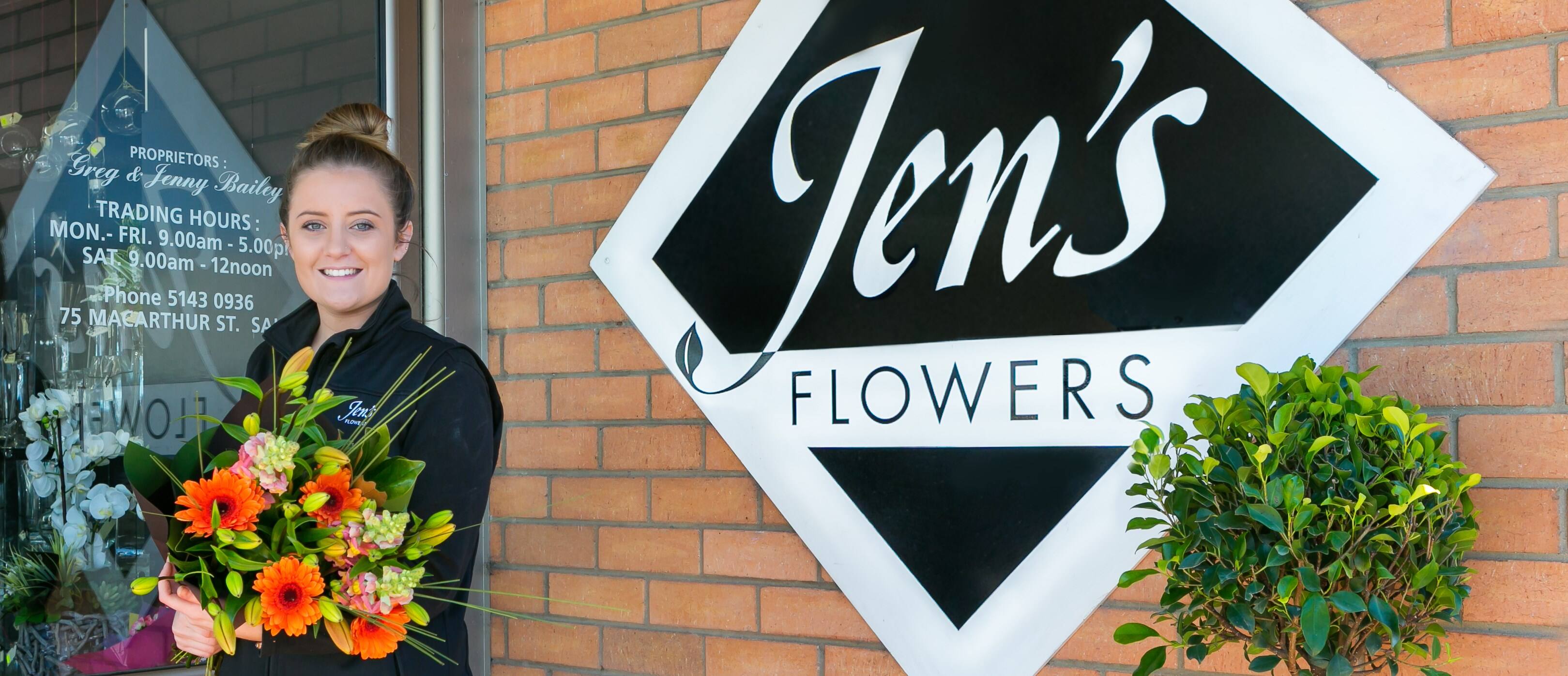 Jen's Flowers - Cover photo