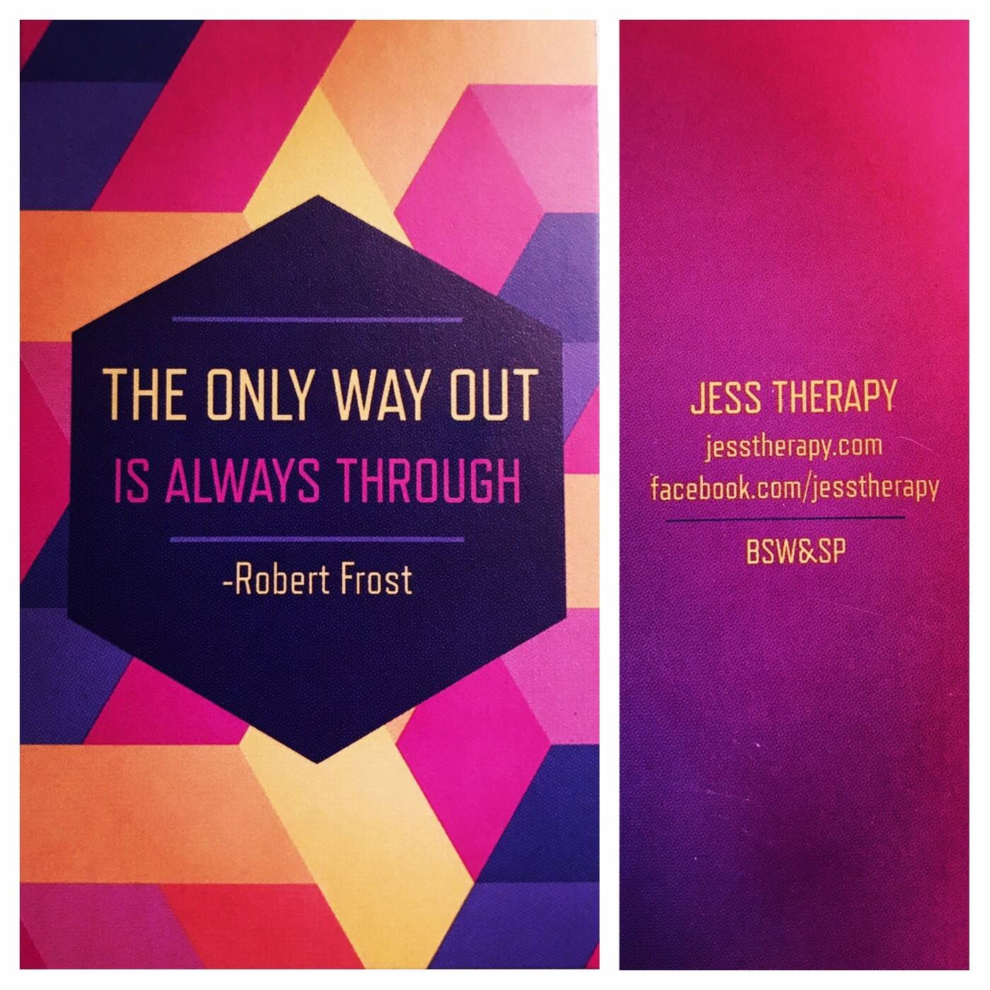 Jess Therapy - Cover photo