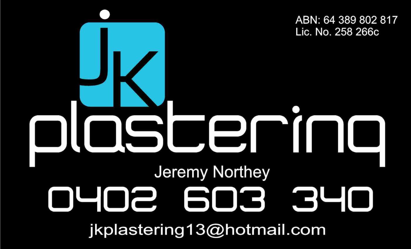 JK PLASTERING - Logo
