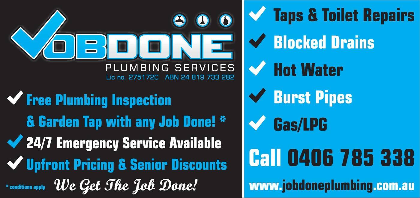 Job Done Plumbing Services - Logo