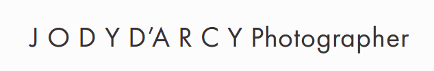Jody D'Arcy Photographer - Logo
