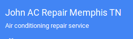 John AC Repair Memphis TN - Logo