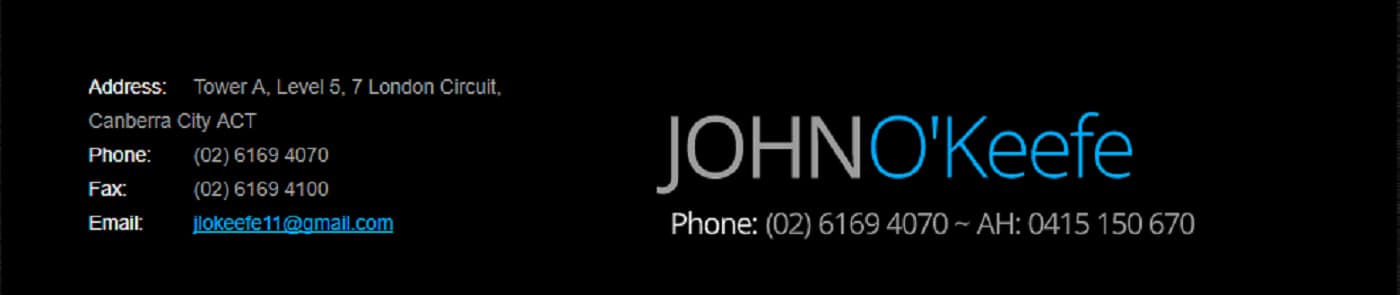 John O'Keefe - Logo