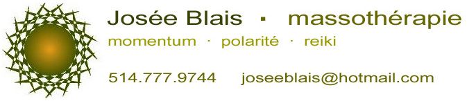 Josée Blais Massothérapie - Cover photo