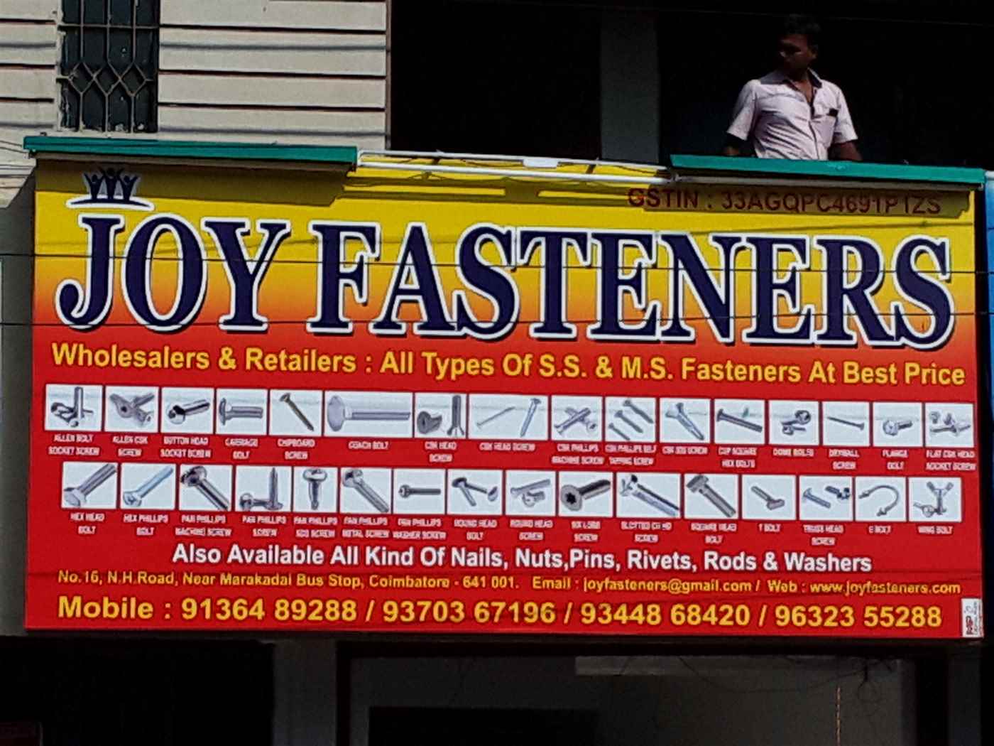 Joy Fasteners - Cover photo