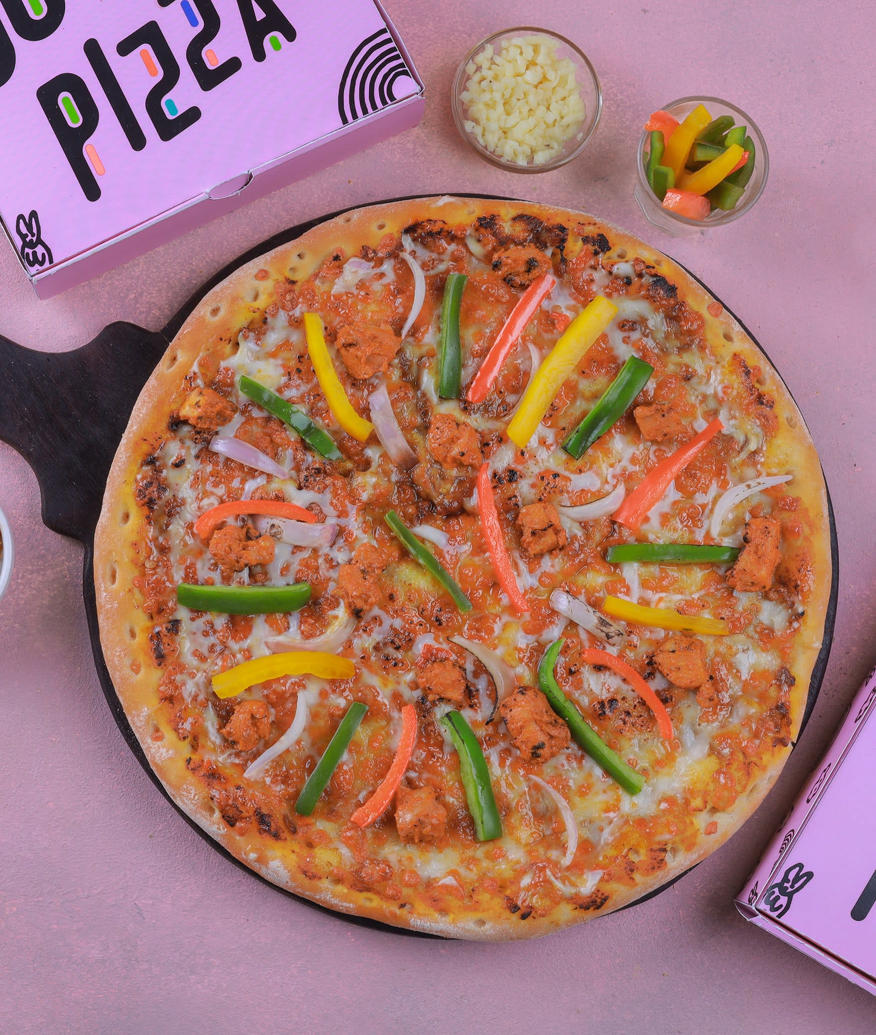 Joyful Pizza - 3X Toppings - Logo