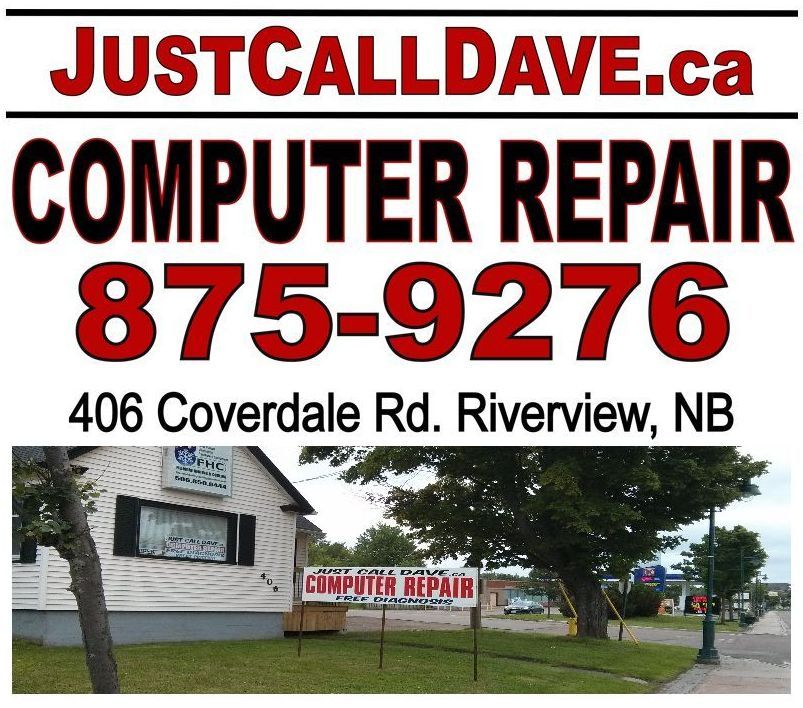 Just Call Dave.ca Computer Repair - Logo