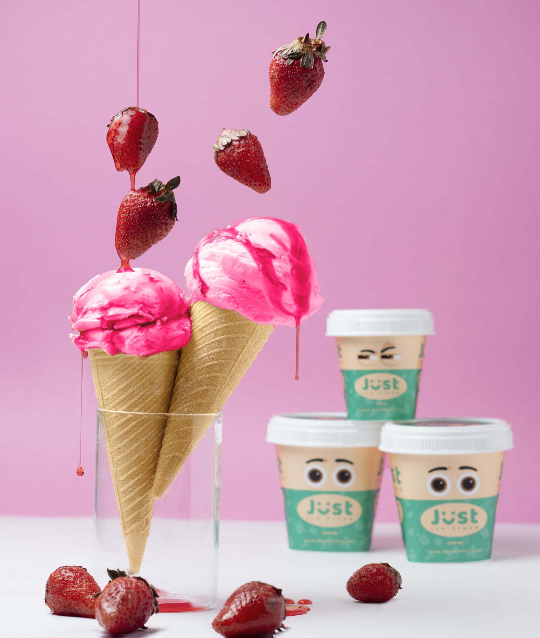 JUST CREAMERY - Artisanal Healthy Ice Cream - Logo