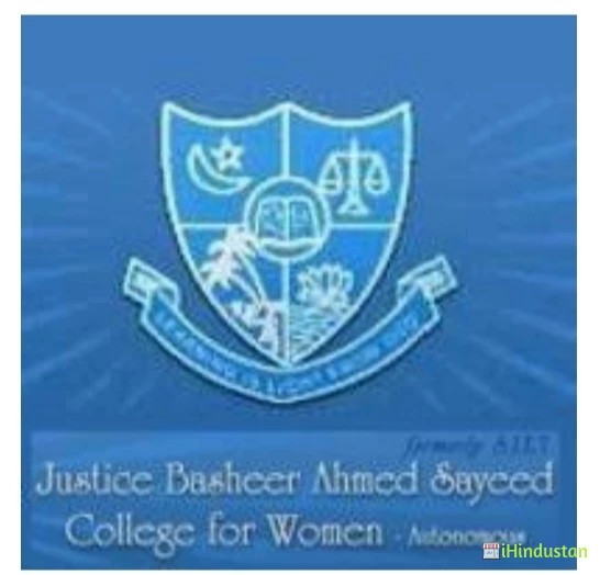 Justice Basheer Ahmed Sayeed College for Women (Autonom - Logo