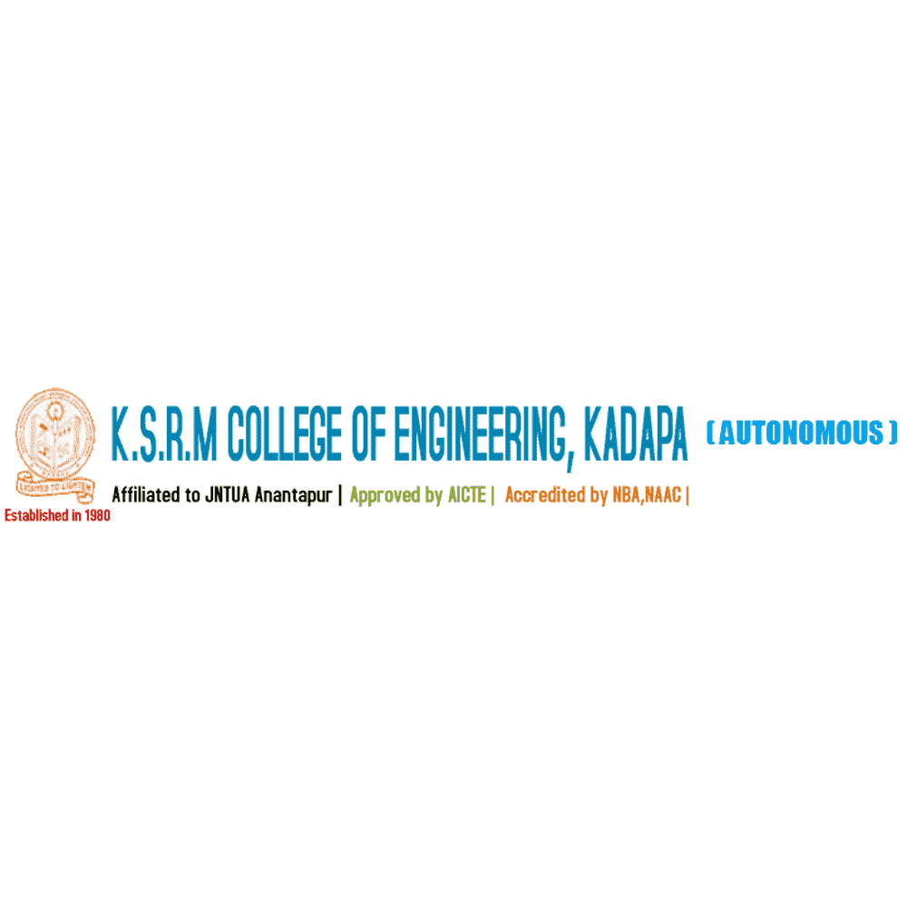 Kandula Sreenivasa Reddy Memorial College of Engineering Kadapa (KSRMCE KADAPA) - Logo