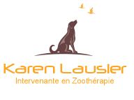 Karen Lauzier, Intervenante en Zoothérapie - Logo