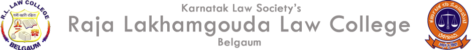 Karnataka Law Society's Raja Lakhamgouda Law College (KLSRLLC) - Logo