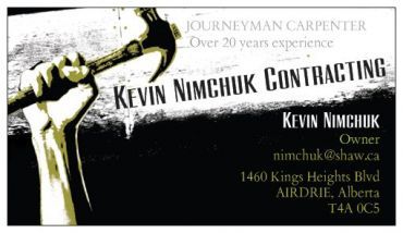 Kevin Nimchuk Contracting - Logo