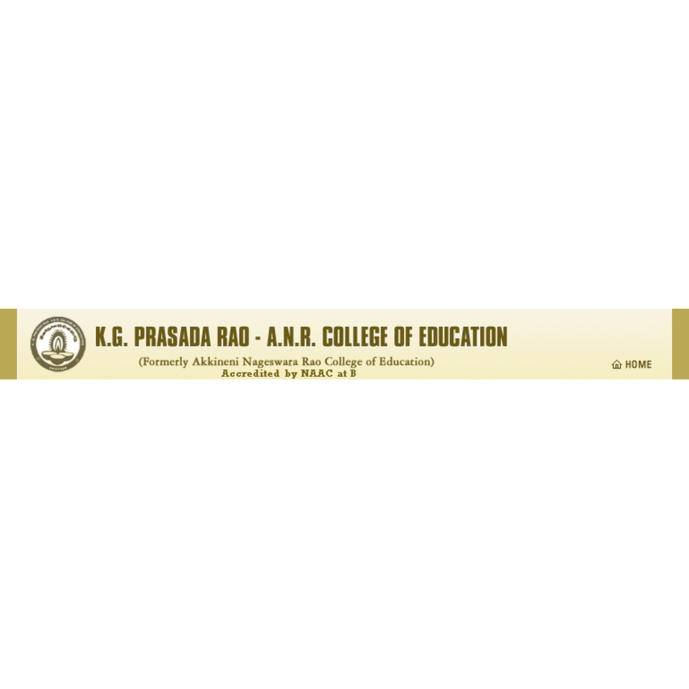 KG Prasada Rao Akkineni Nageswara Rao College - Logo