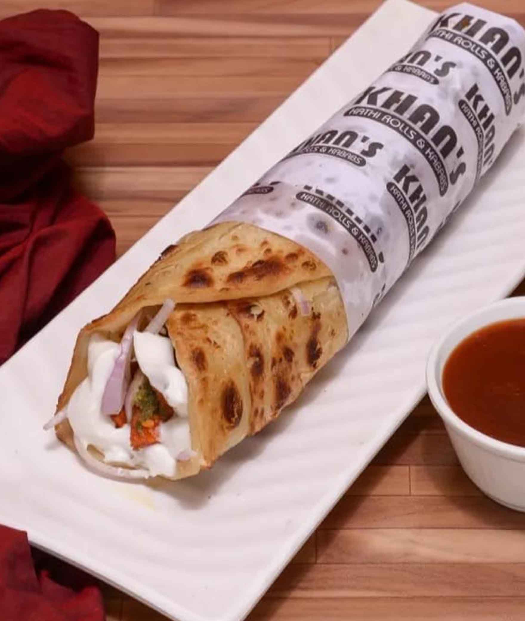 KHAN KABAB KATHI ROLLS - Logo